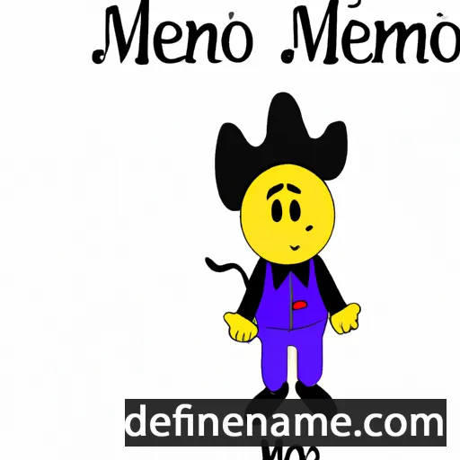 cartoon of the name Meño