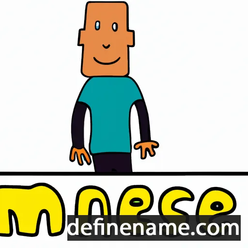 cartoon of the name Mense