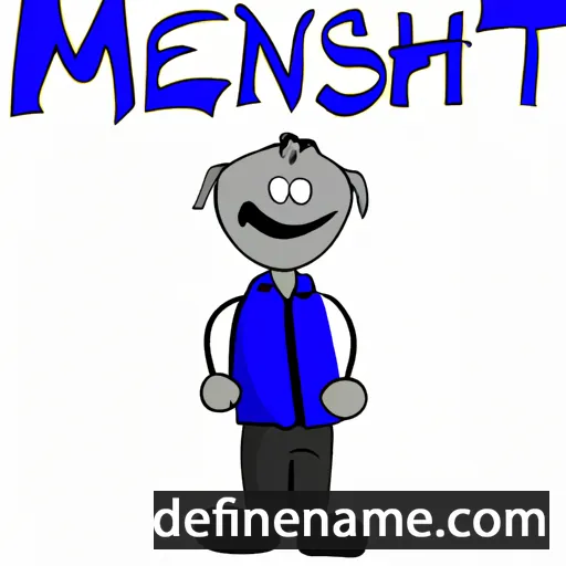 cartoon of the name Menseth