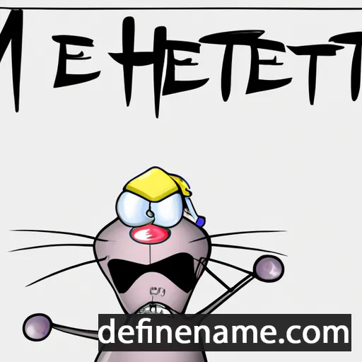 cartoon of the name Menyhért