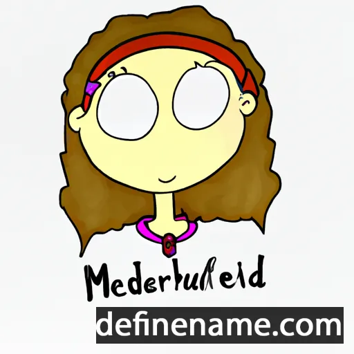 cartoon of the name Meradith