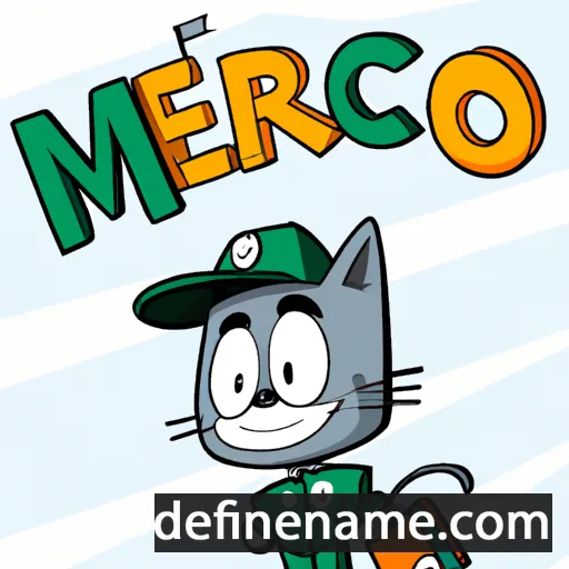 cartoon of the name Mercato