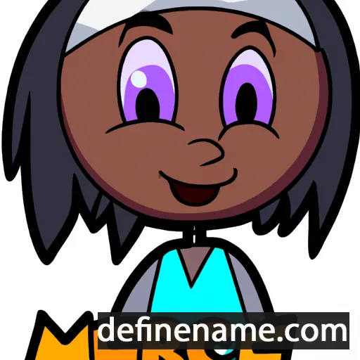 cartoon of the name Mercie