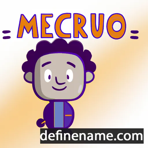 cartoon of the name Mercúrio