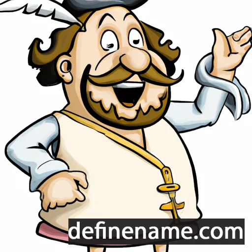 cartoon of the name Mercuzio