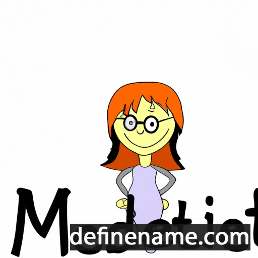 cartoon of the name Meredite