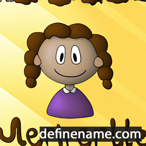 cartoon of the name Merelene