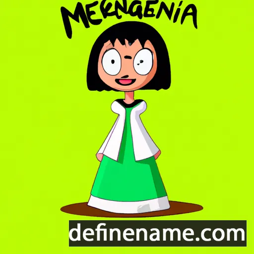 cartoon of the name Merenziana