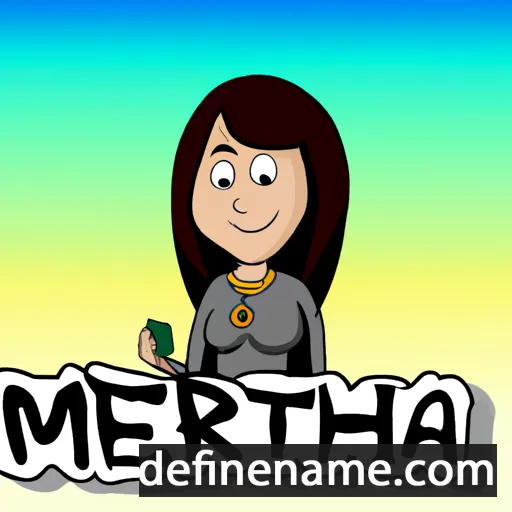 cartoon of the name Meretha