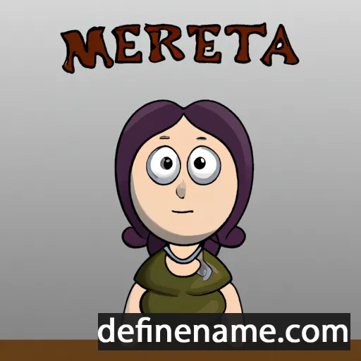 Mergita cartoon