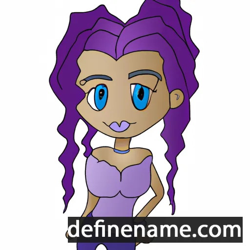 cartoon of the name Meriama