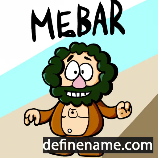 cartoon of the name Merib-baal