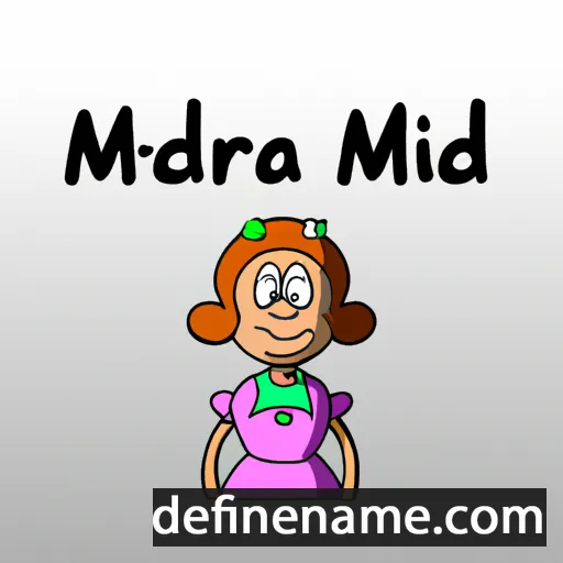 cartoon of the name Merilda