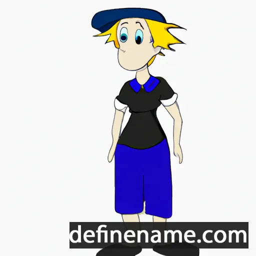 cartoon of the name Merima