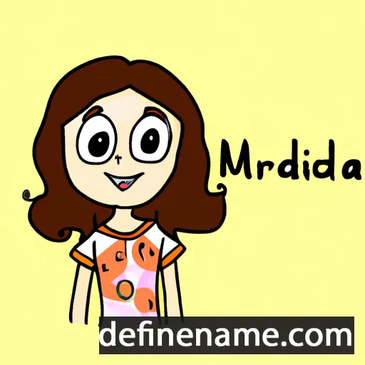 cartoon of the name Merinda