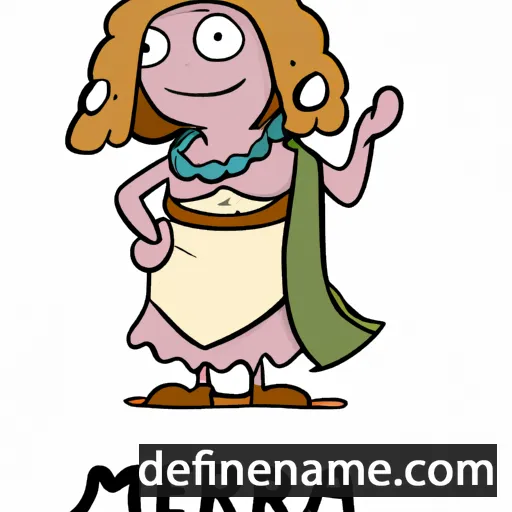 cartoon of the name Meripa