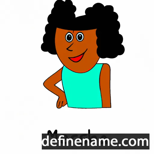 cartoon of the name Merisha