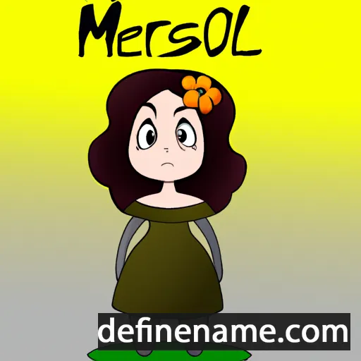 cartoon of the name Merisol