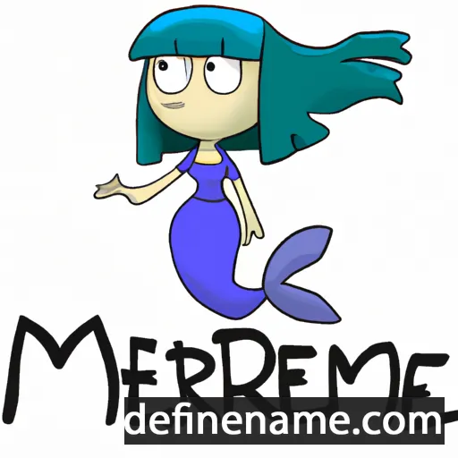 cartoon of the name Merjeme