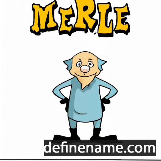 cartoon of the name Merle