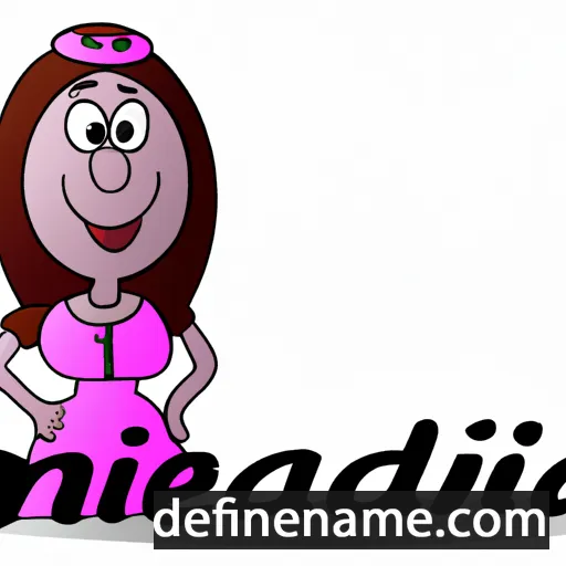 cartoon of the name Merlinda