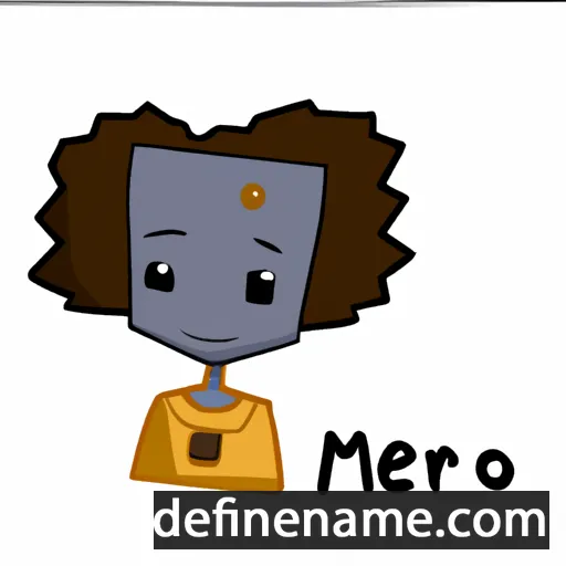 cartoon of the name Meroë