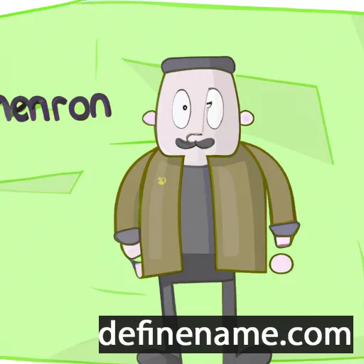 cartoon of the name Meronym