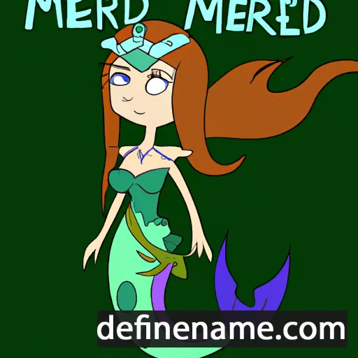 cartoon of the name Merraid