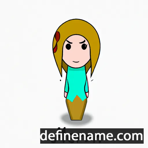 cartoon of the name Merran