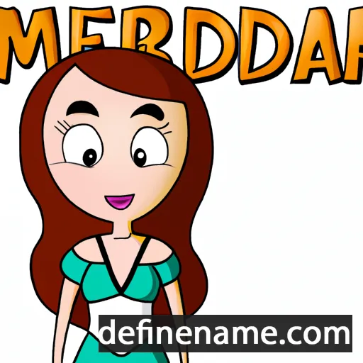 cartoon of the name Merranda