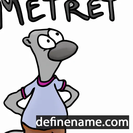 cartoon of the name Merret