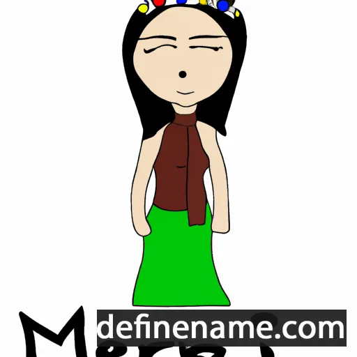 cartoon of the name Merri