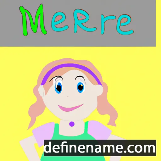 cartoon of the name Merrie