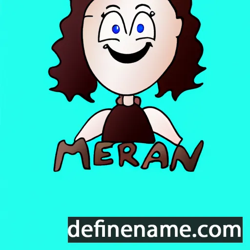 cartoon of the name Merryann