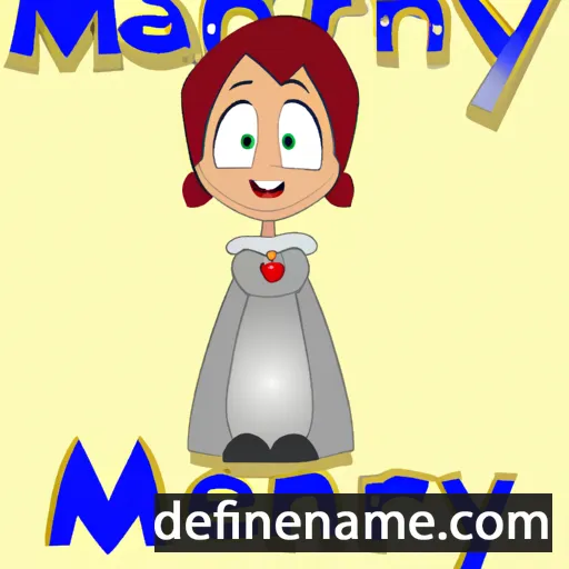 cartoon of the name Merryanna