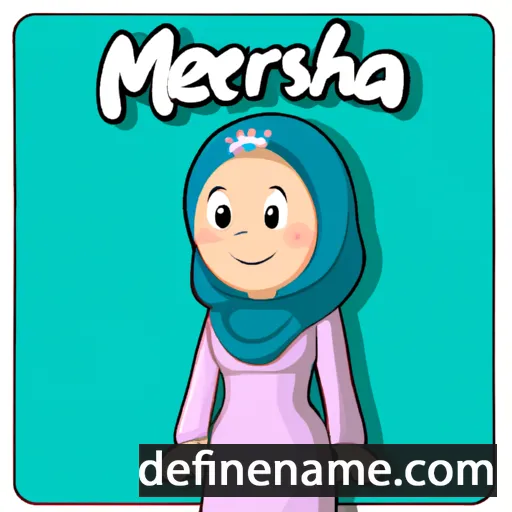 cartoon of the name Mersiha