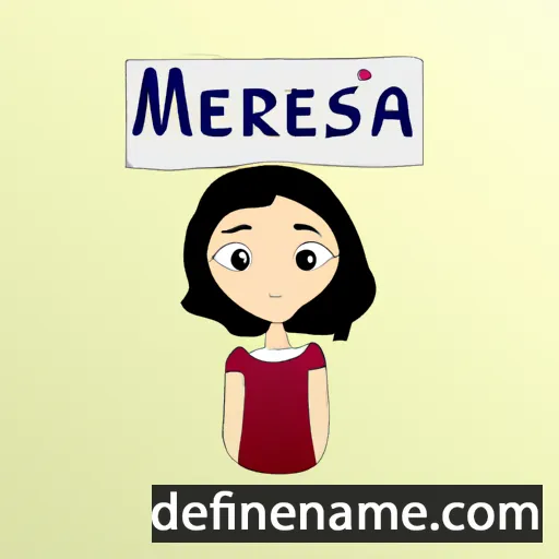 cartoon of the name Mersina