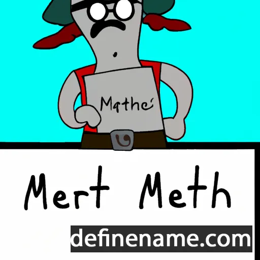 cartoon of the name Merthin