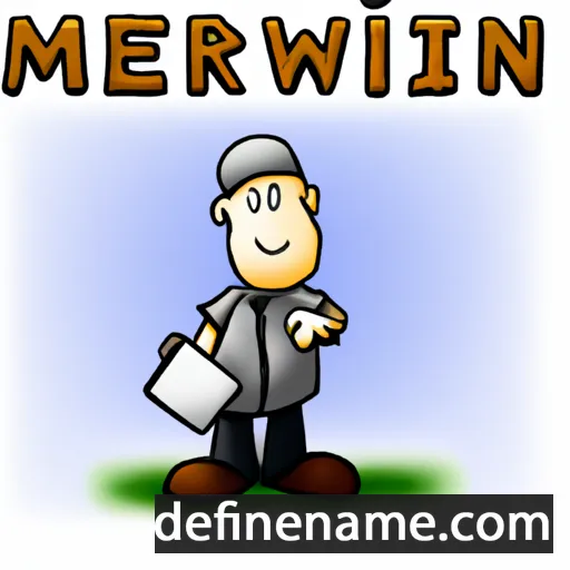 cartoon of the name Merwin