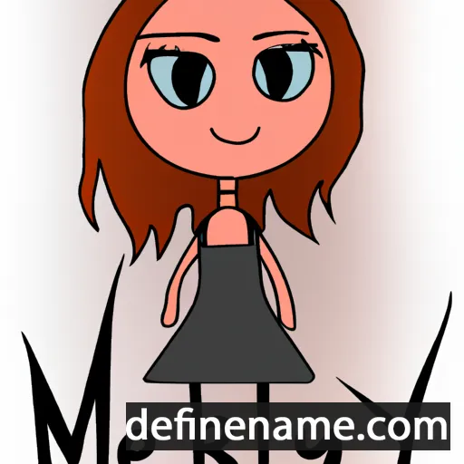 cartoon of the name Mery