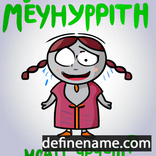 cartoon of the name Merytmihapi