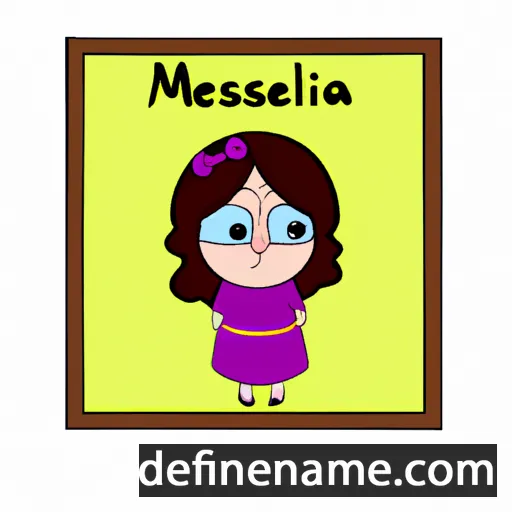 Mesalina cartoon