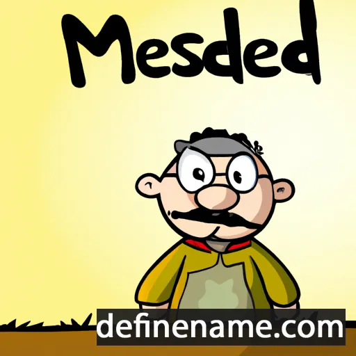 cartoon of the name Mesard