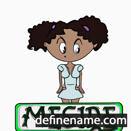 cartoon of the name Mesede