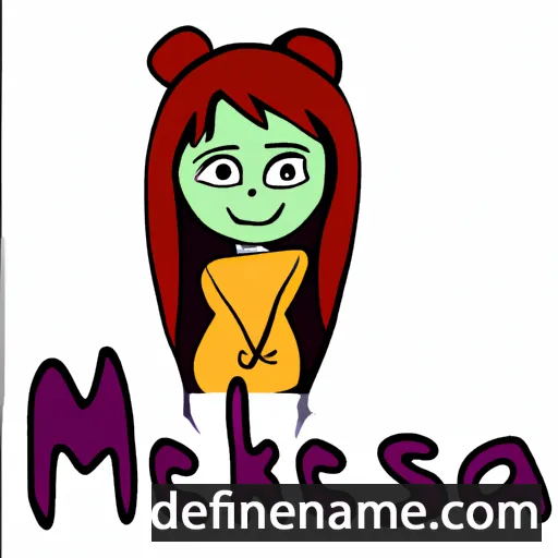 cartoon of the name Mesen-ka