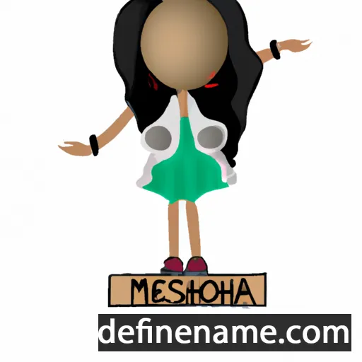 Meshona cartoon