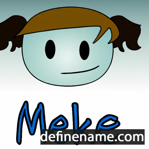 cartoon of the name Meske