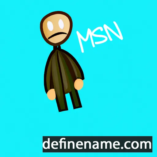 cartoon of the name Mesmin