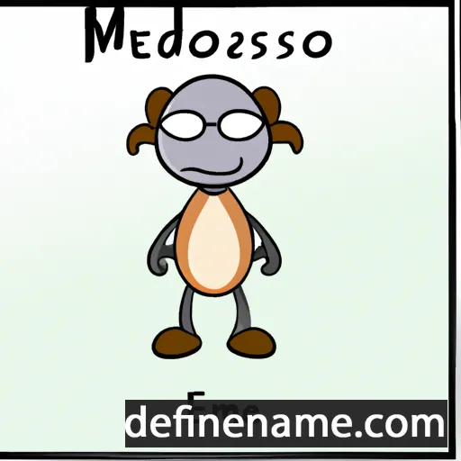 cartoon of the name Mesomedes