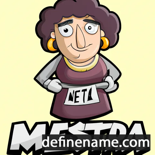 Mestra cartoon